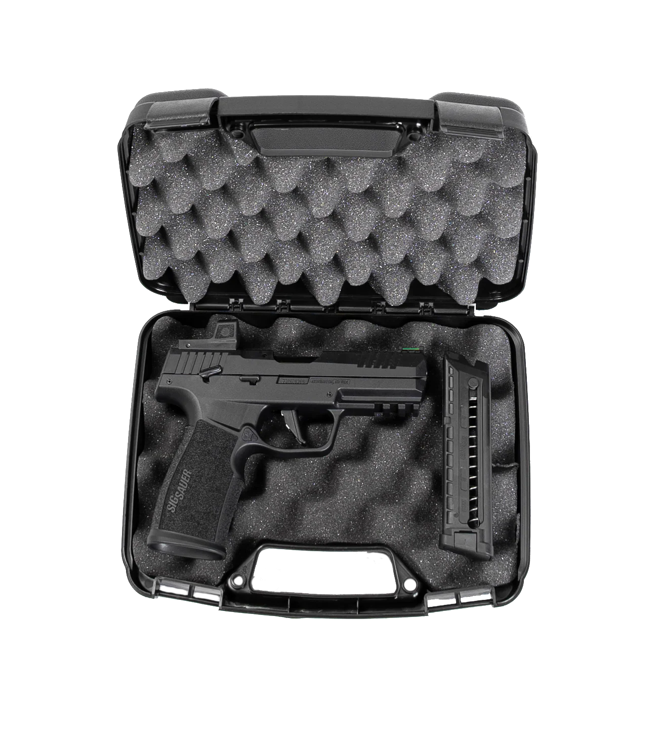 805 - Handgun Case Single up to 4" Revolver or Pistol - Image 5